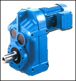 Parallel shaft helical gearmotor F series